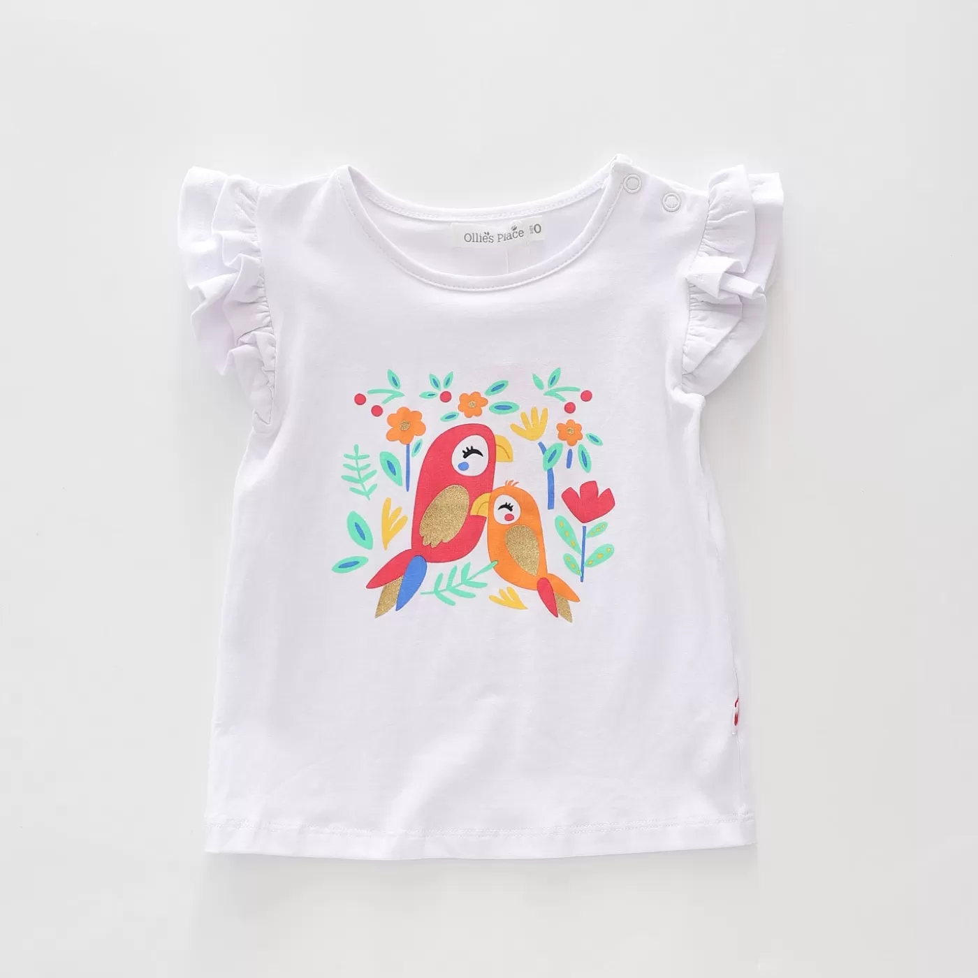 Ollies Place Infant Girls, Fiesta Print Tee< Tops & T-Shirts