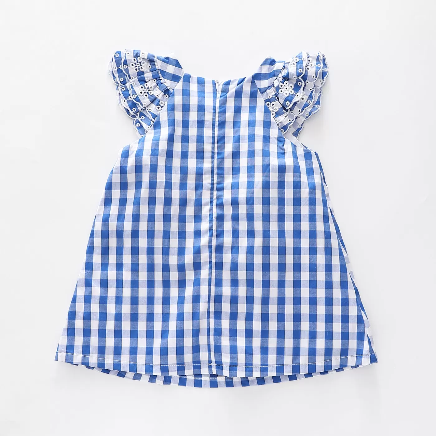 Ollies Place Infant Girls, Navy Daisy Check Dress< Dresses