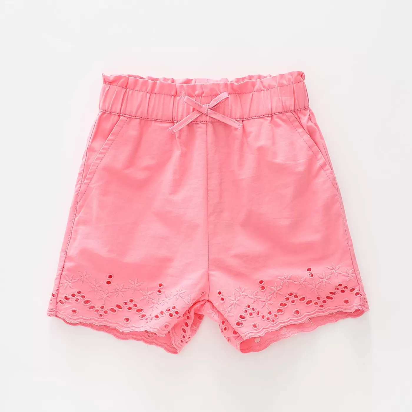 Ollies Place Infant Girls, Pink Woven Shorts< Shorts & Skirts