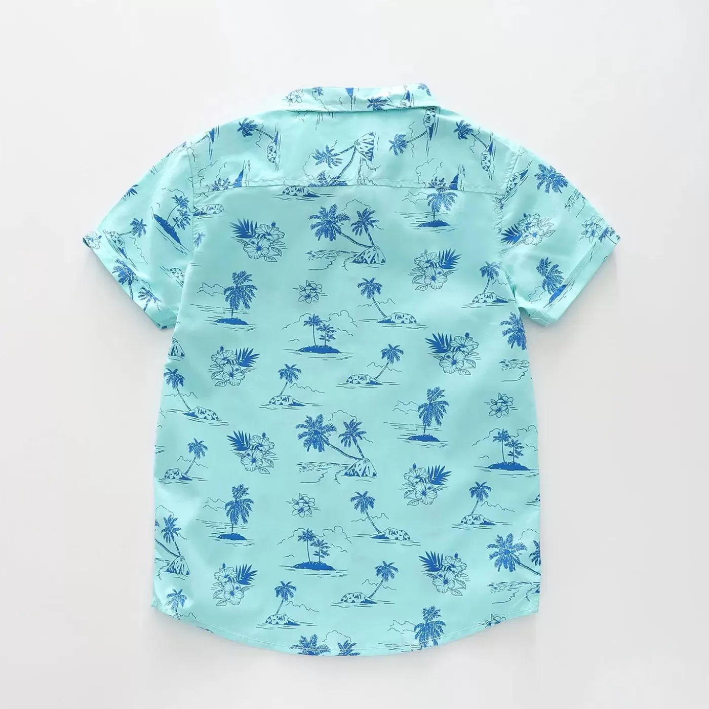 Ollies Place Island Print Collared Shirt<BOY Shirts