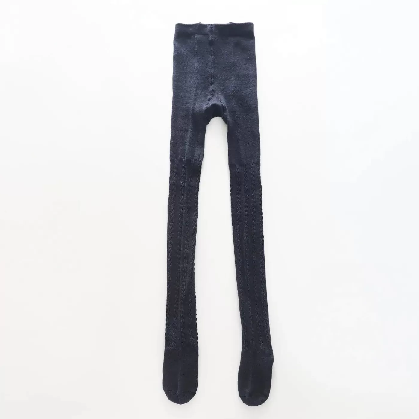 Ollies Place Jacqard Cable Knitted Tights Navy Colour< Socks & Tights | Accessories