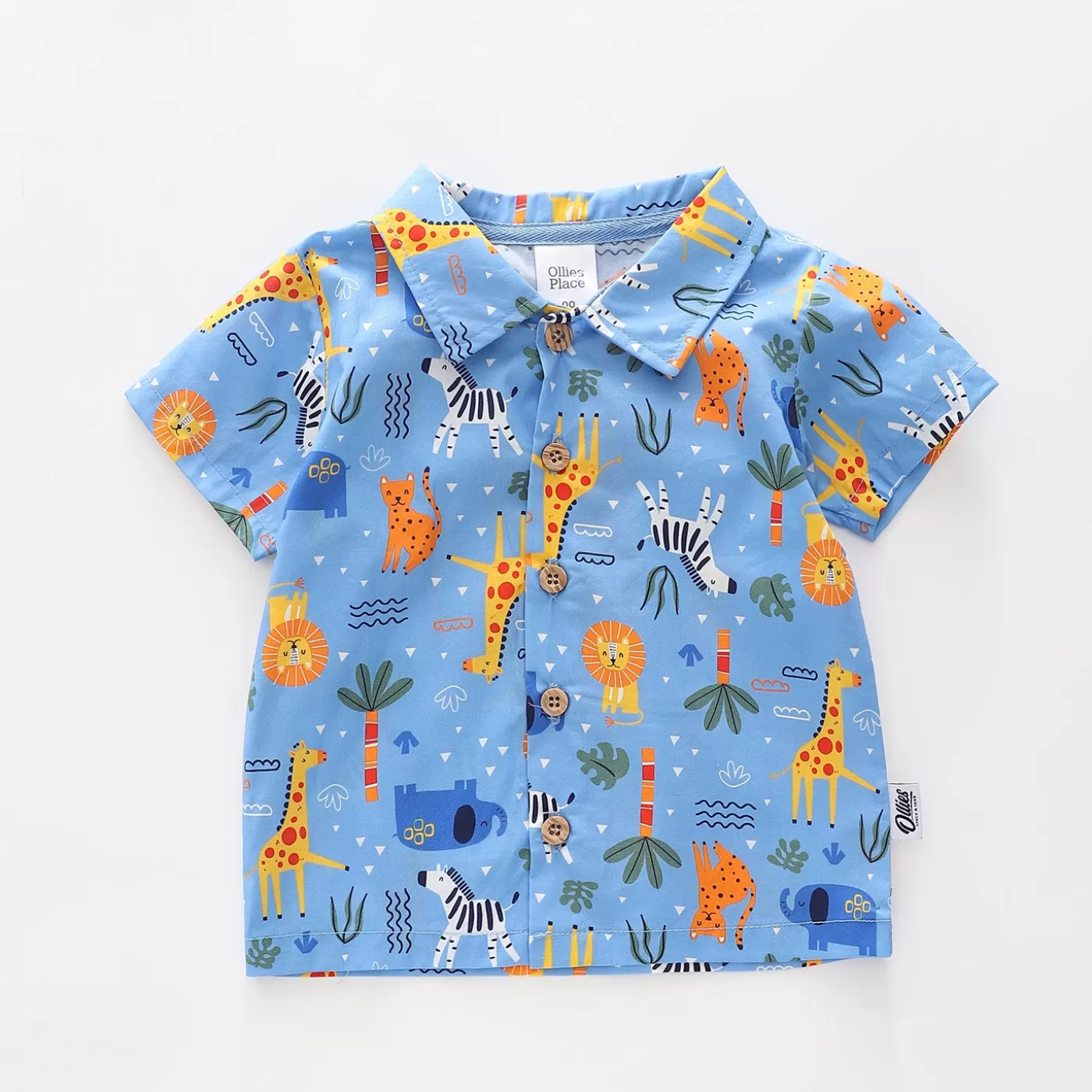 Ollies Place Jungle Jim Collared Shirt<BOY Tops & T-Shirts