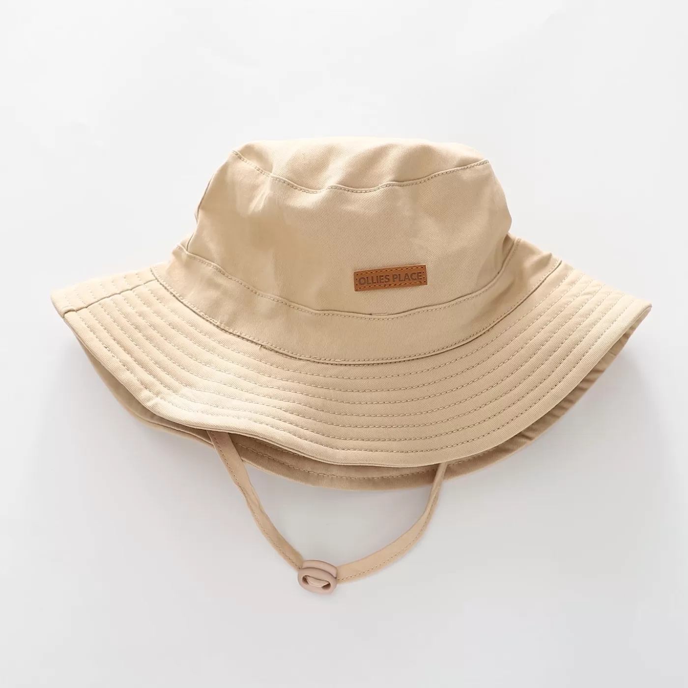 Ollies Place Junior Boys Beige Wide Brim Bucket Hat<BOY Accessories