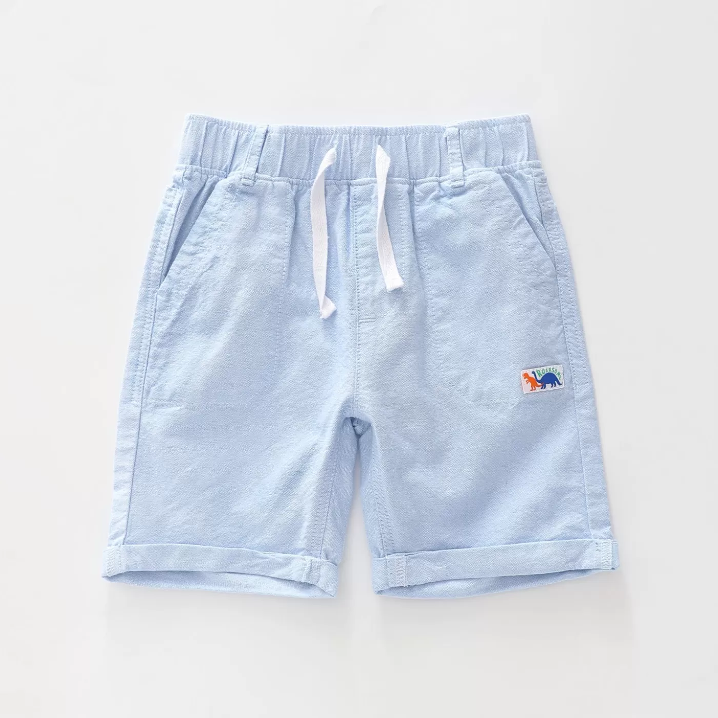 Ollies Place Junior Boys Blue Chambray Shorts<BOY Shorts | 1 Year