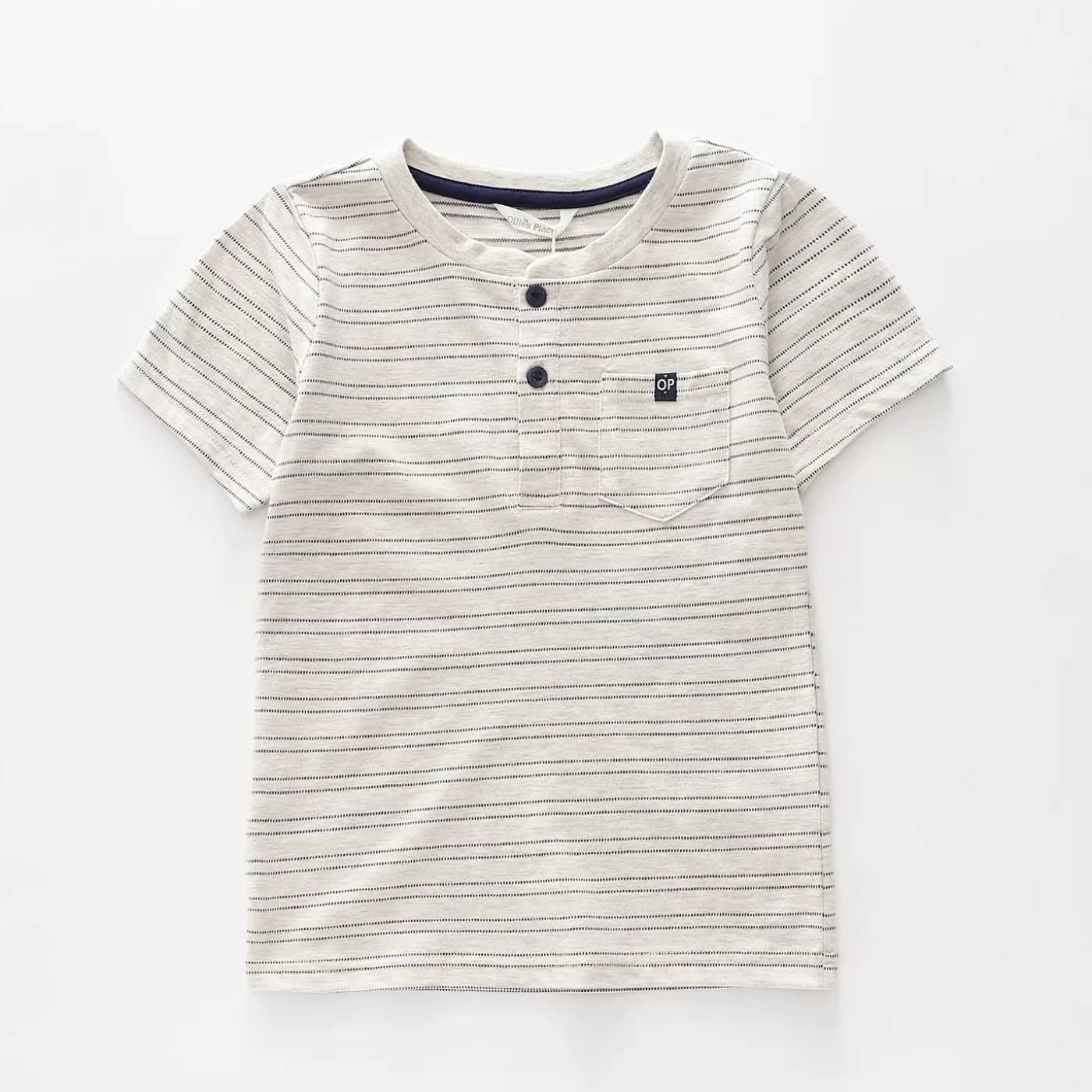 Ollies Place Junior Boys Cotton Henley Tee<BOY T-Shirts, Tops & Polos