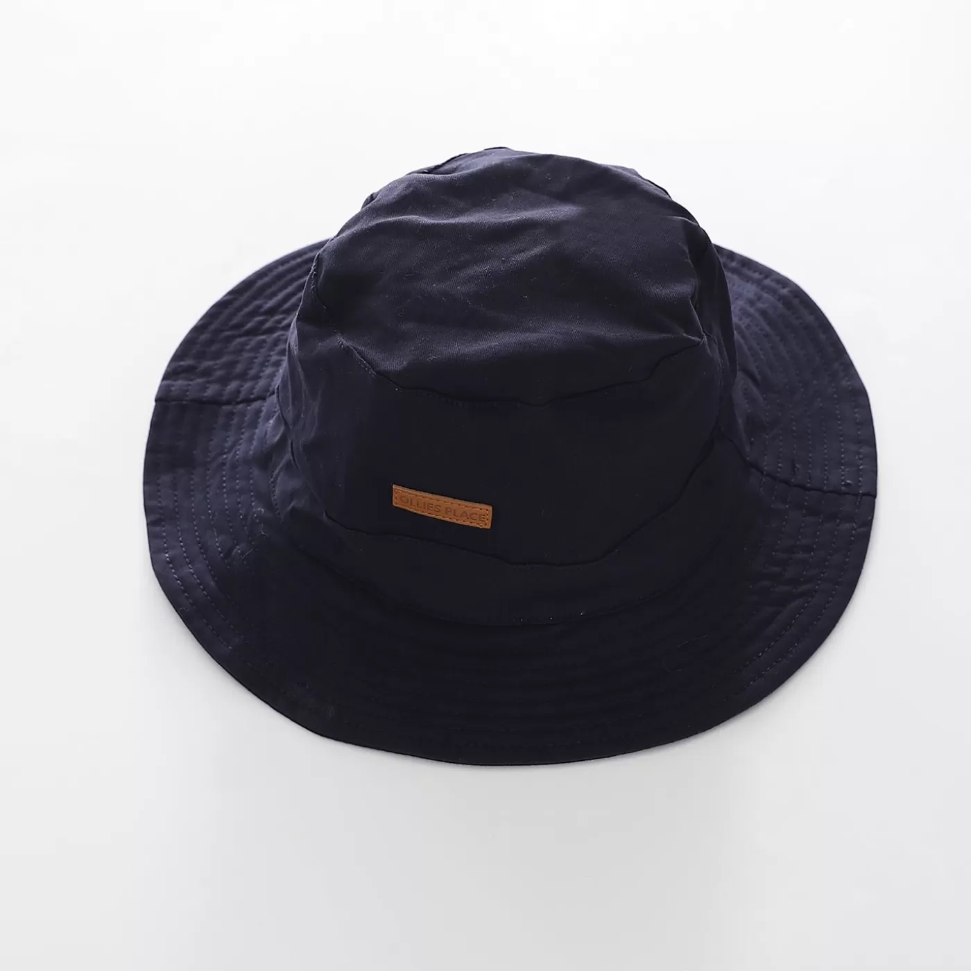 Ollies Place Junior Boys Navy Wide Brim Bucket Hat<BOY Accessories