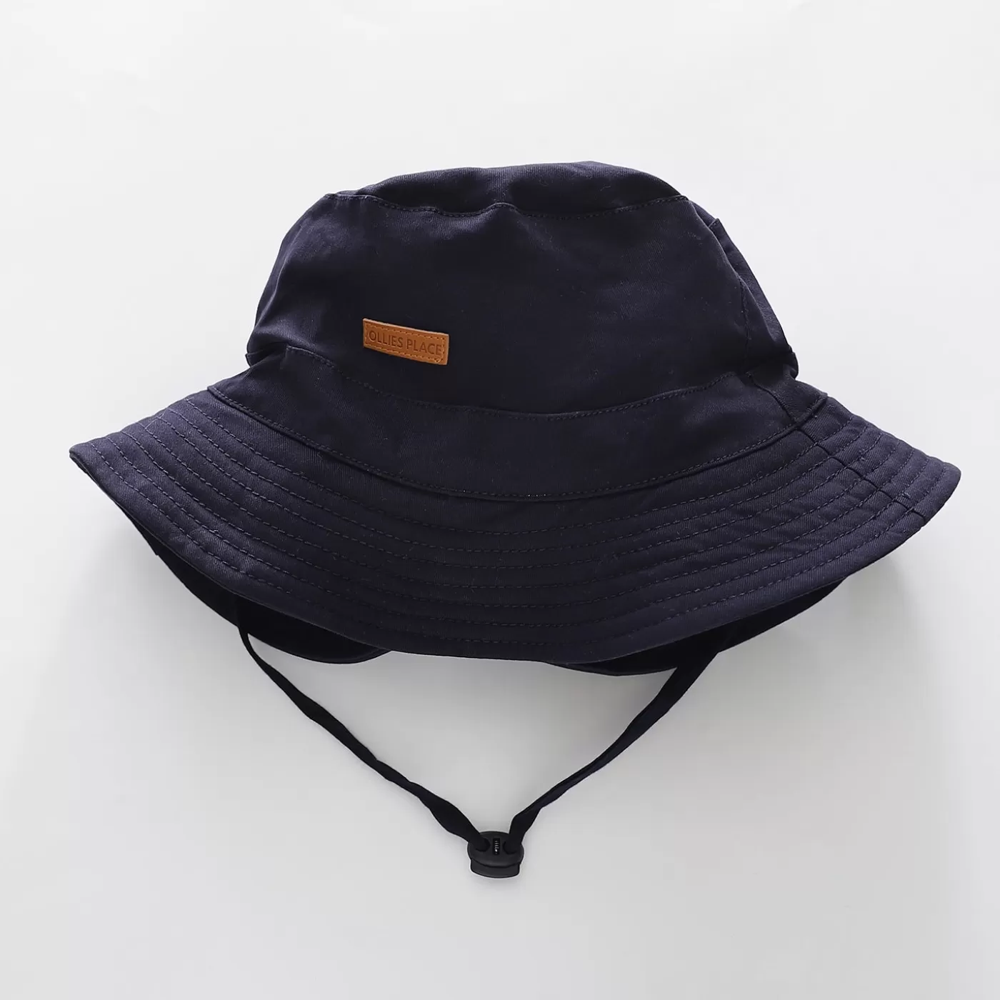 Ollies Place Junior Boys Navy Wide Brim Bucket Hat<BOY Accessories