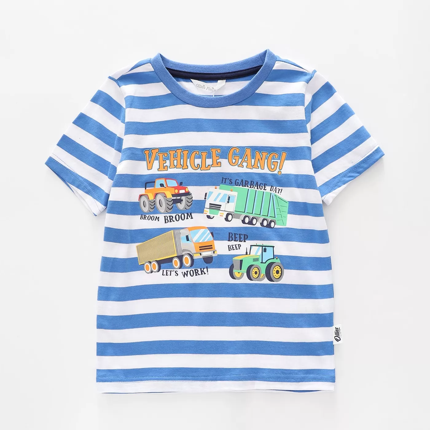 Ollies Place Junior Boys Vehicle Gang Tee<BOY T-Shirts, Tops & Polos | 1 Year