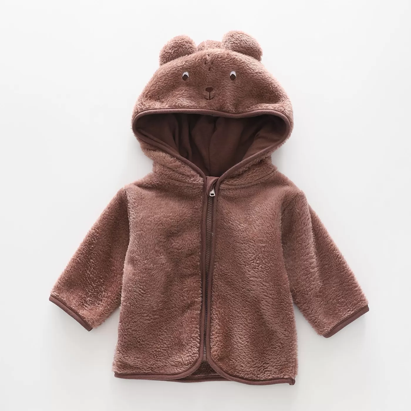 Ollies Place Kids Baby Bear Fleece Jacket<BOY Sweaters & Hoodies