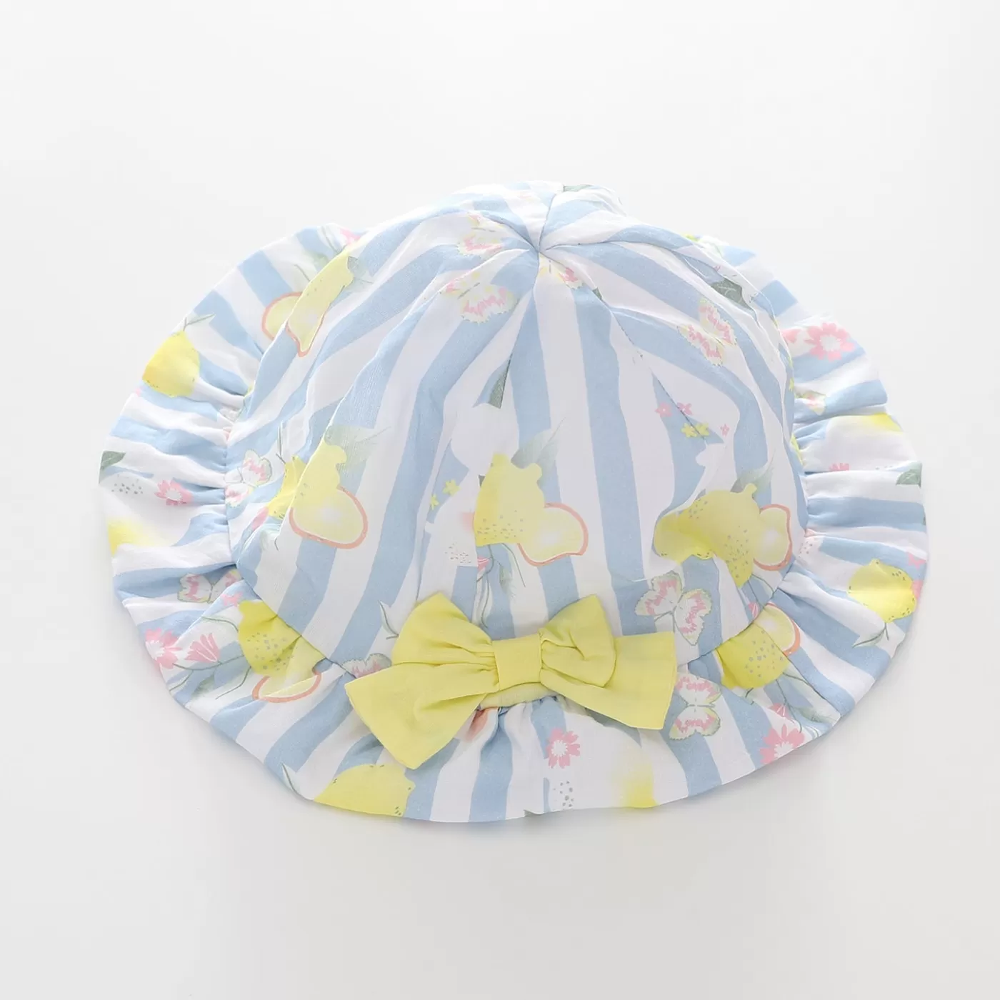 Ollies Place Lemonade Pastel Blue Striped Hat< Hats & Beanies | All Accessories