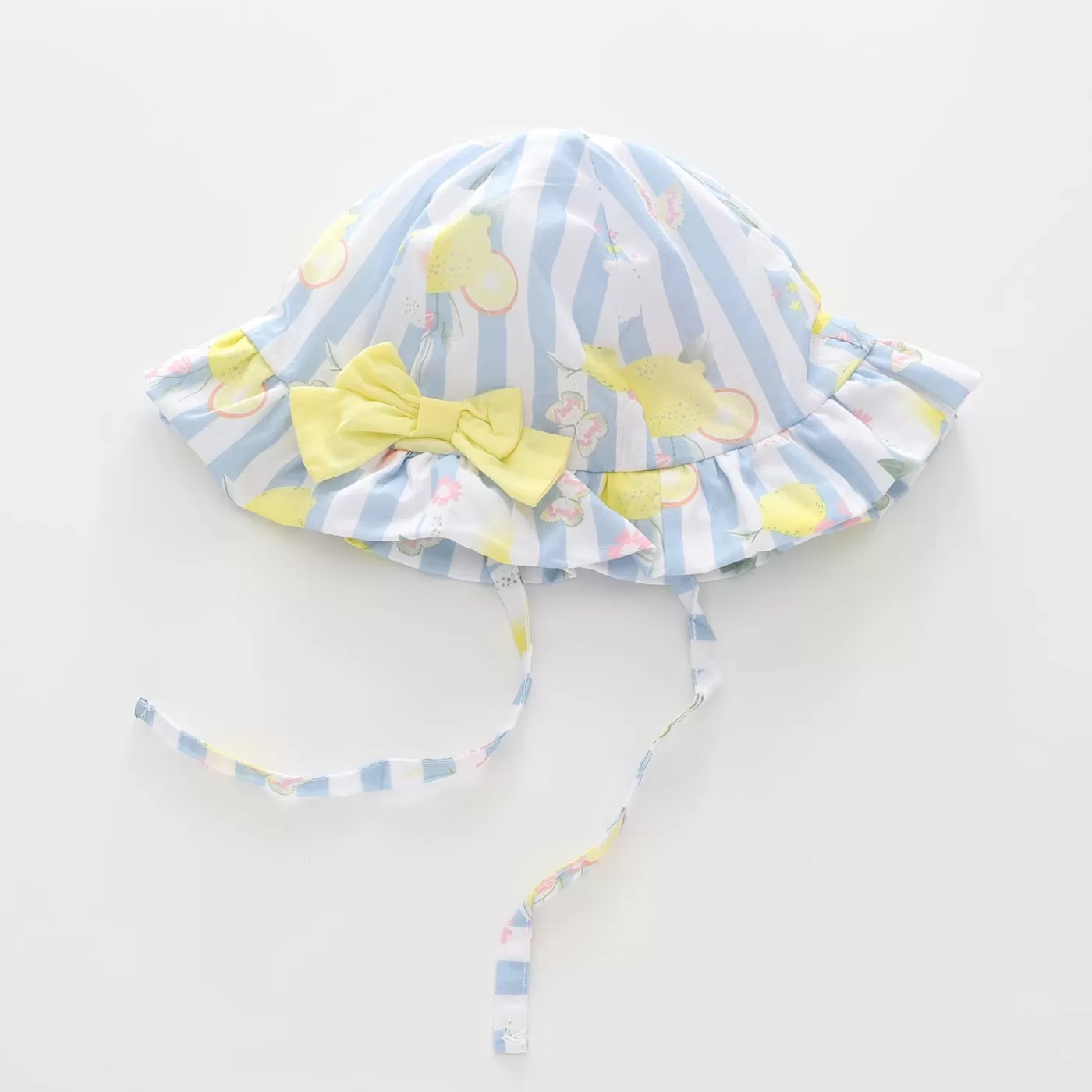 Ollies Place Lemonade Pastel Blue Striped Hat< Hats & Beanies | All Accessories