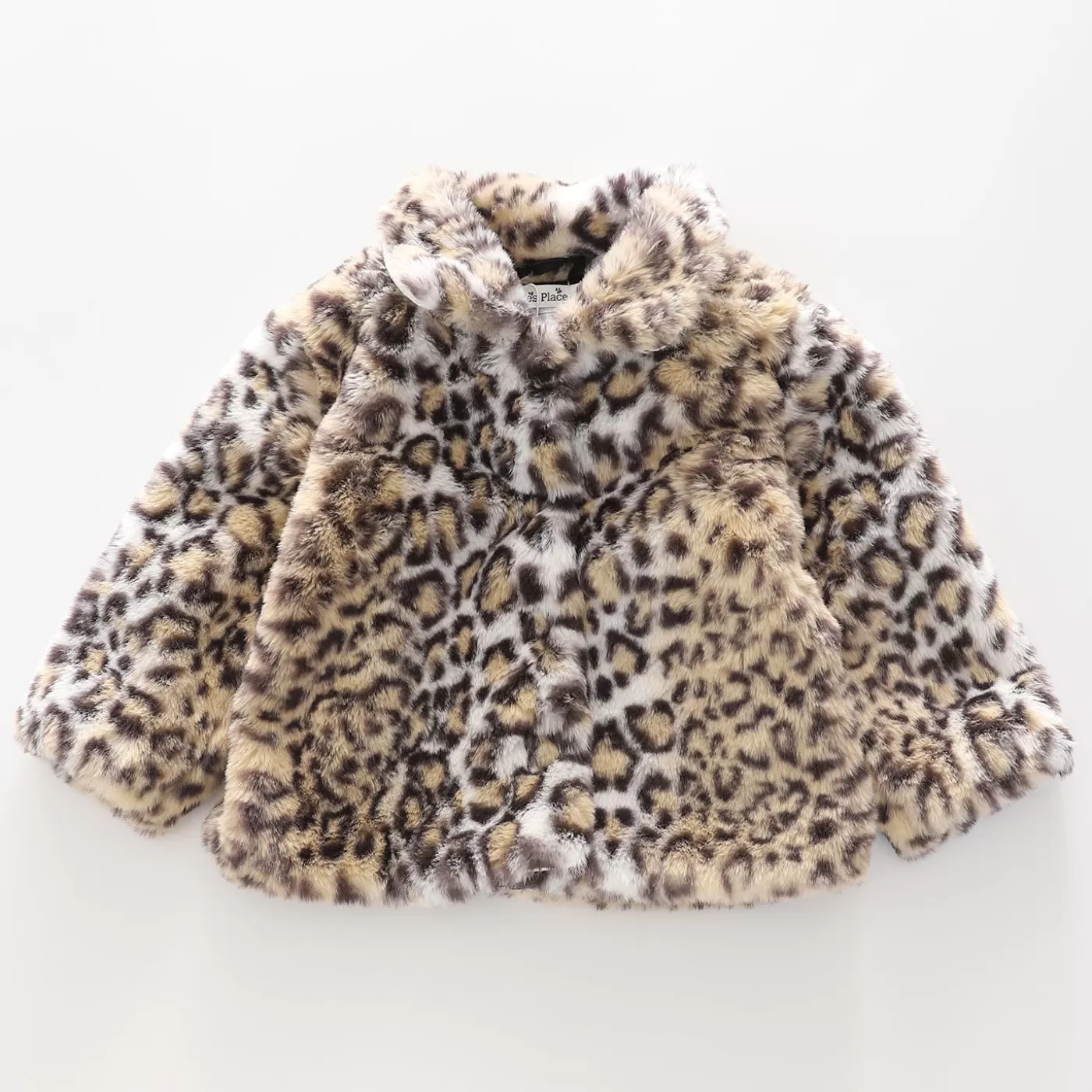 Ollies Place Leopard Girl Faux Fur Coat - Toddler Girl< Jackets & Outerwear | 1 Year