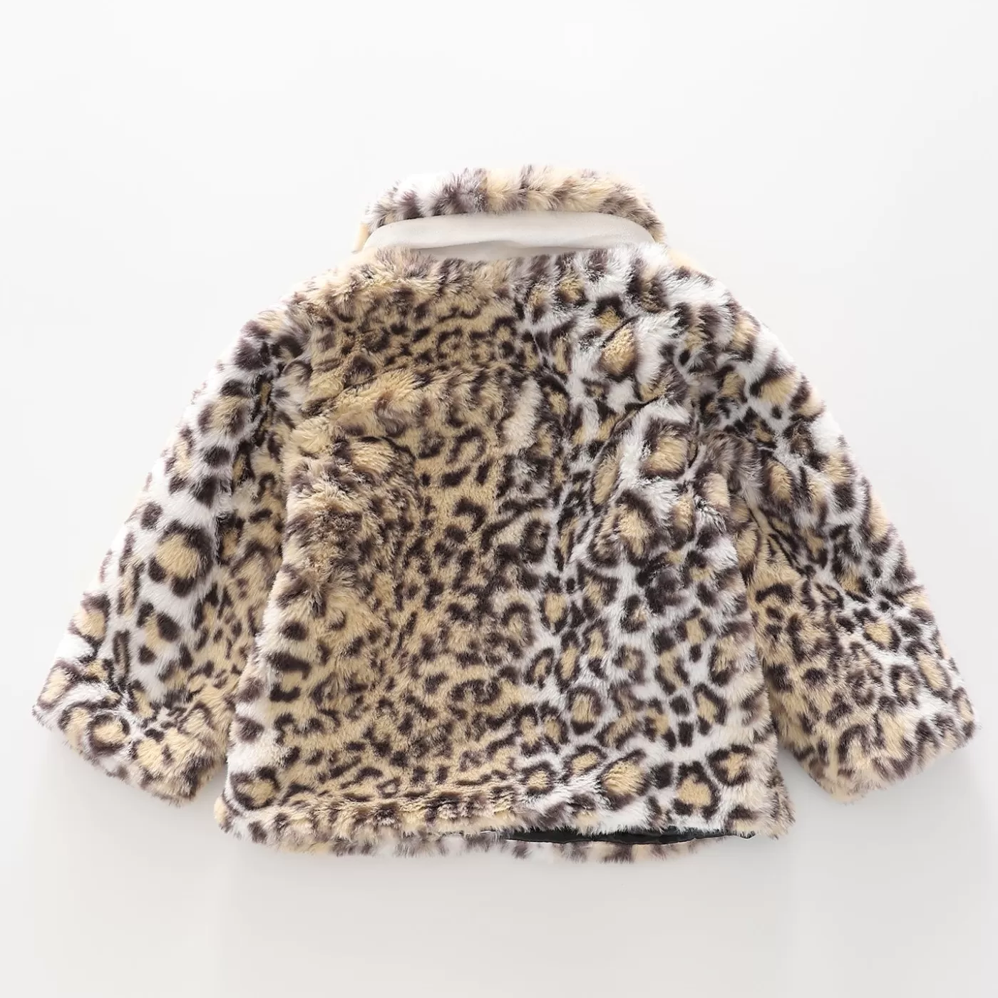 Ollies Place Leopard Girl Faux Fur Coat - Toddler Girl< Jackets & Outerwear | 1 Year