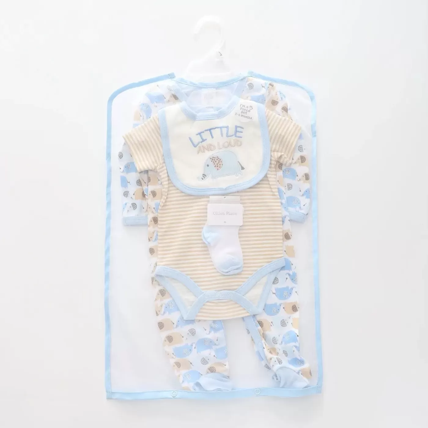 Ollies Place Little and Loud Baby Set<BOY Overalls & Sets