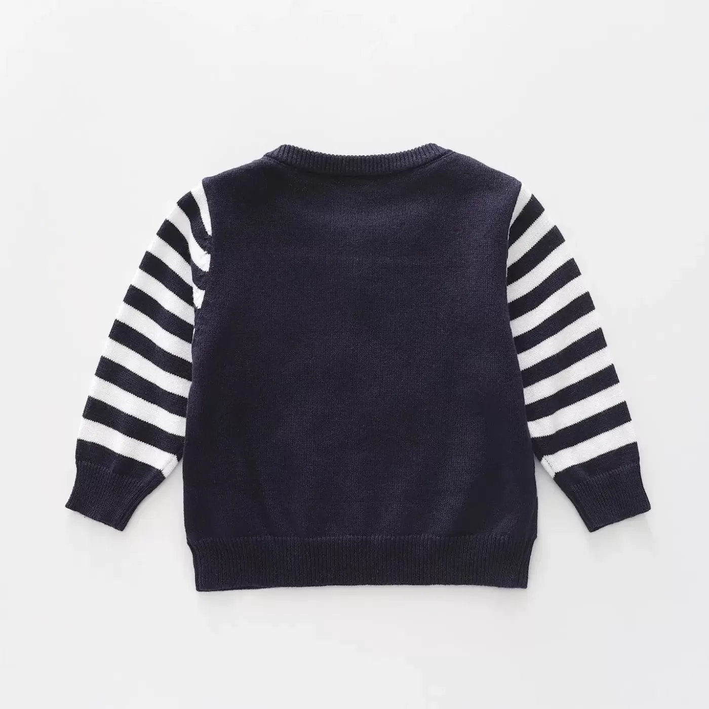 Ollies Place Little Blue Dino, Baby Boys Knit Jumper<BOY Cardigans & Knitwear | Cardigans & Knitwear