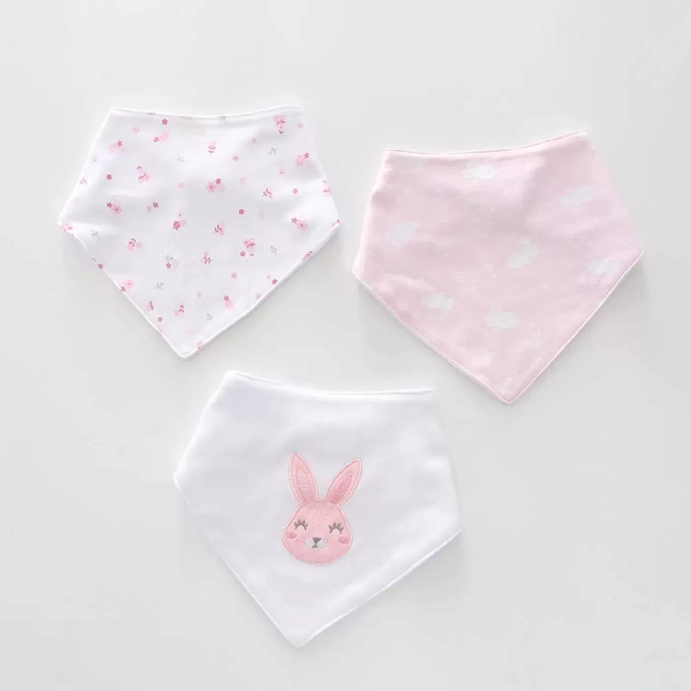 Ollies Place Little Bunny, Baby Girls Bib Set< All Accessories