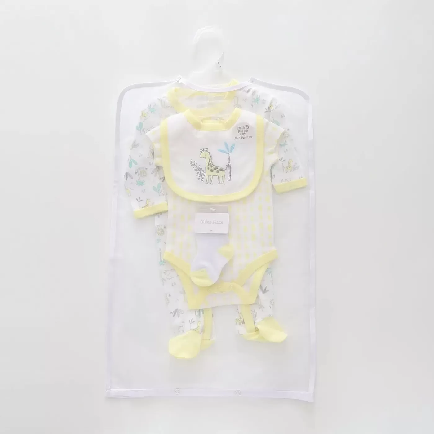 Ollies Place Mellow Yellow Baby Set< Overalls & Sets