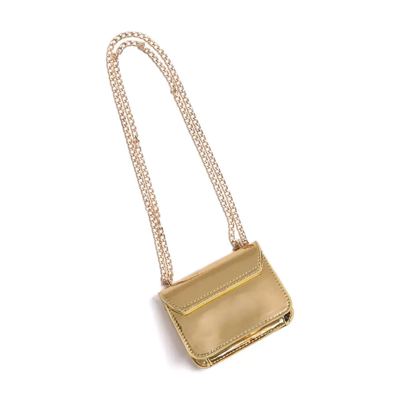 Ollies Place Metallic Gold Glitter Bag< Bags & Backpacks | Accessories