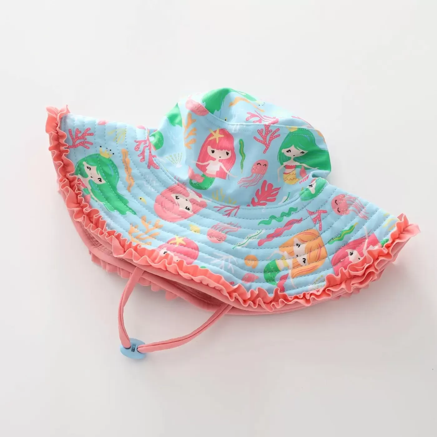 Ollies Place Miss Mermaid Girls Bucket Hat< Swimwear