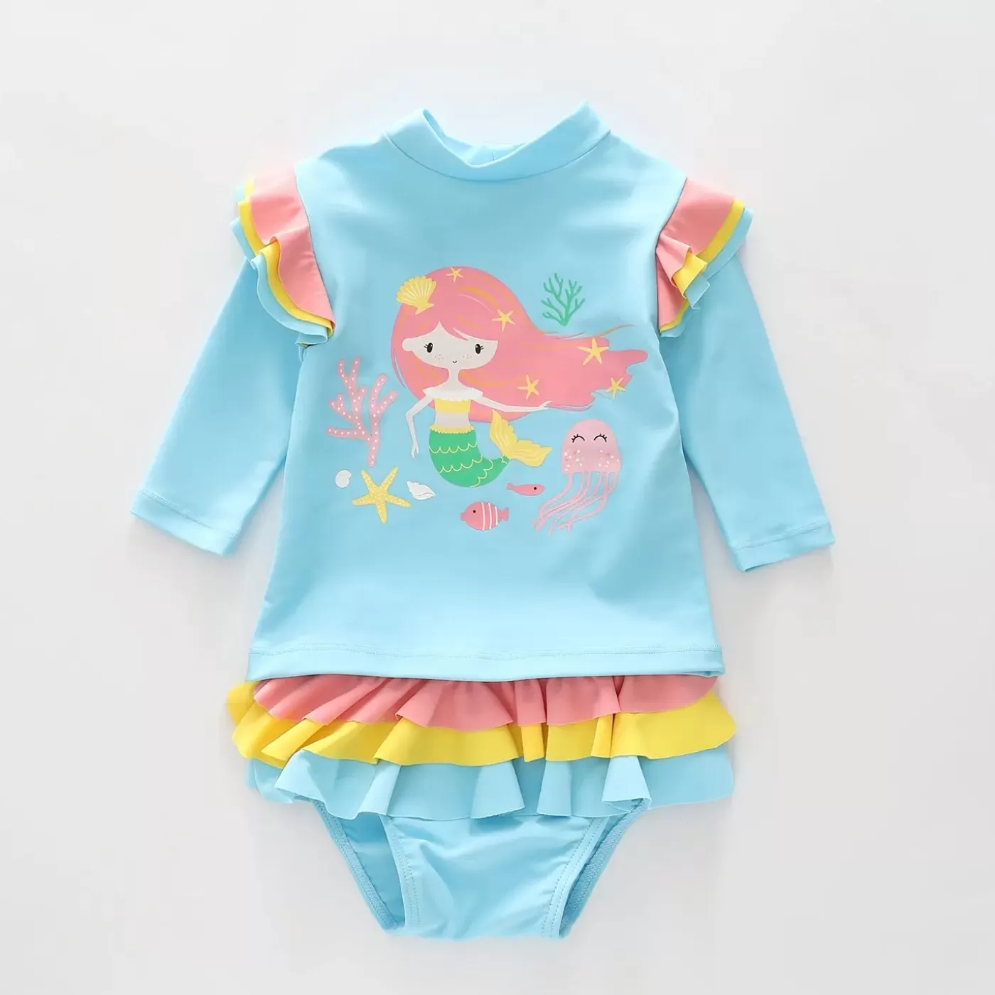 Ollies Place Miss Mermaid Swimmers Set< Swimwear