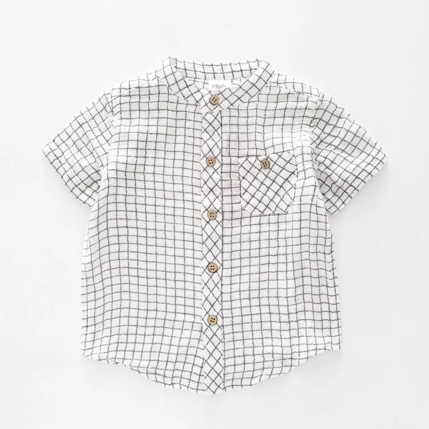 Ollies Place Muslin Grandad Shirt<BOY Tops & T-Shirts