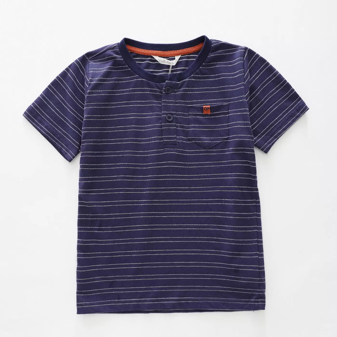 Ollies Place Navy Blue Henley Tee<BOY T-Shirts, Tops & Polos