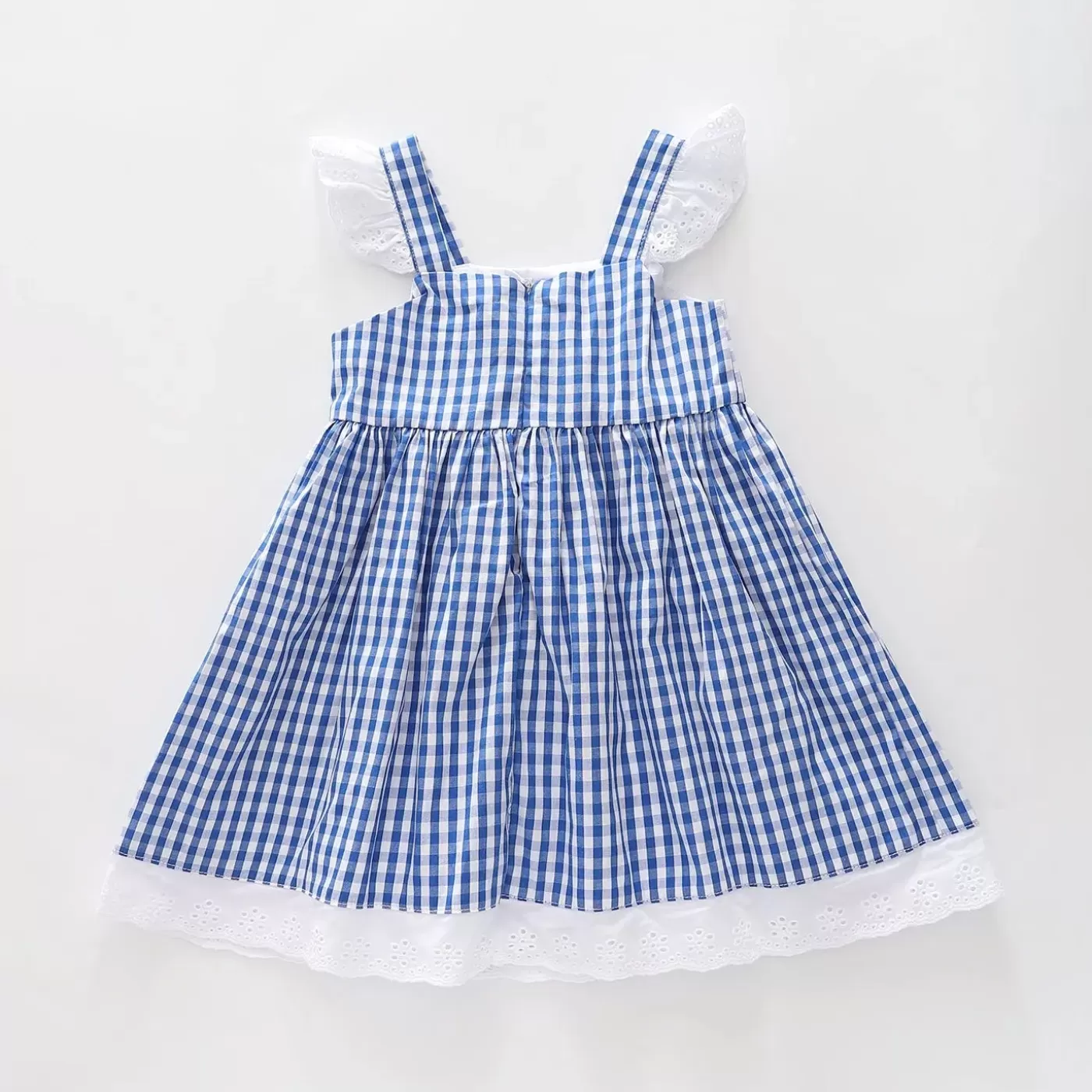 Ollies Place Navy Checked Dress< Dresses