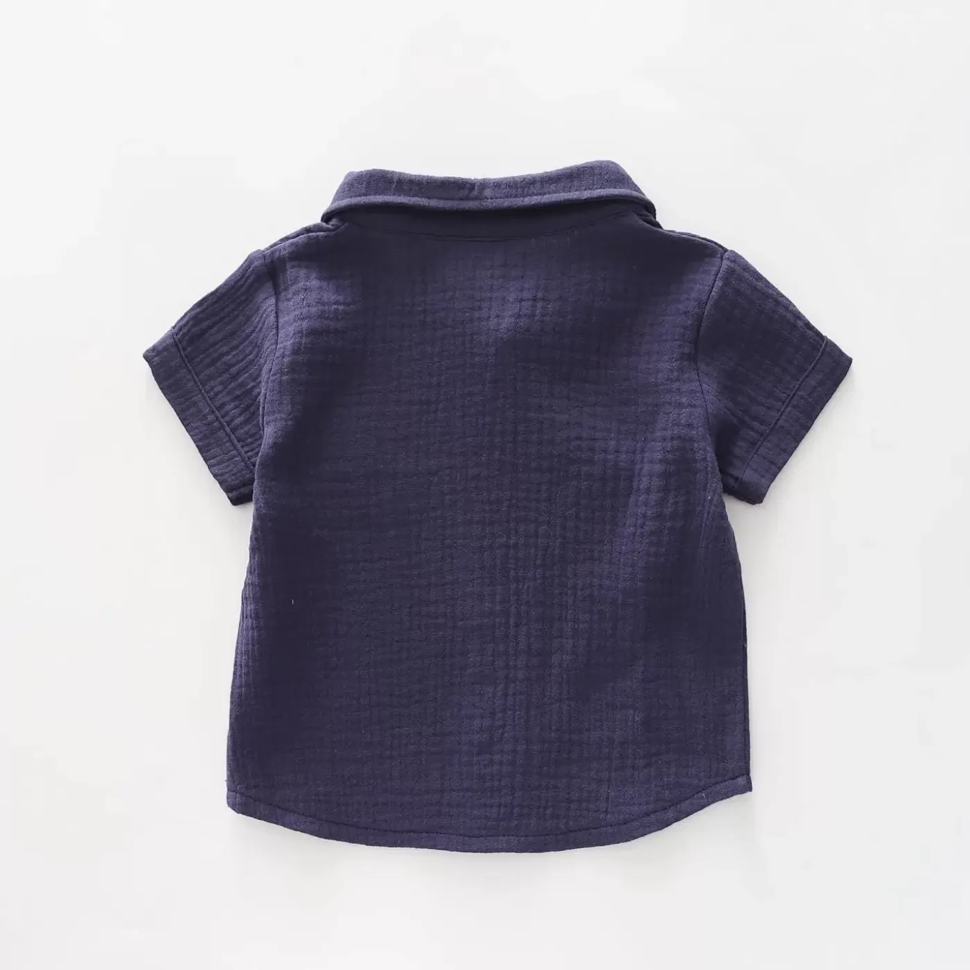 Ollies Place Navy Cheesecloth Shirt<BOY Tops & T-Shirts