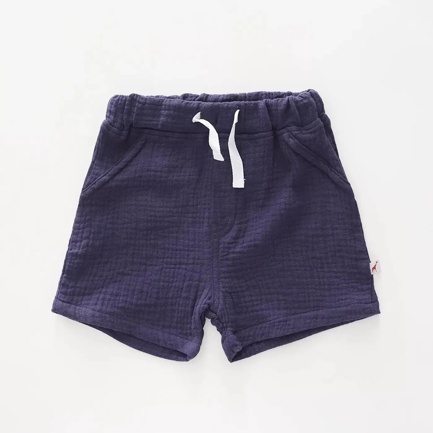 Ollies Place Navy Cheesecloth Shorts<BOY Shorts