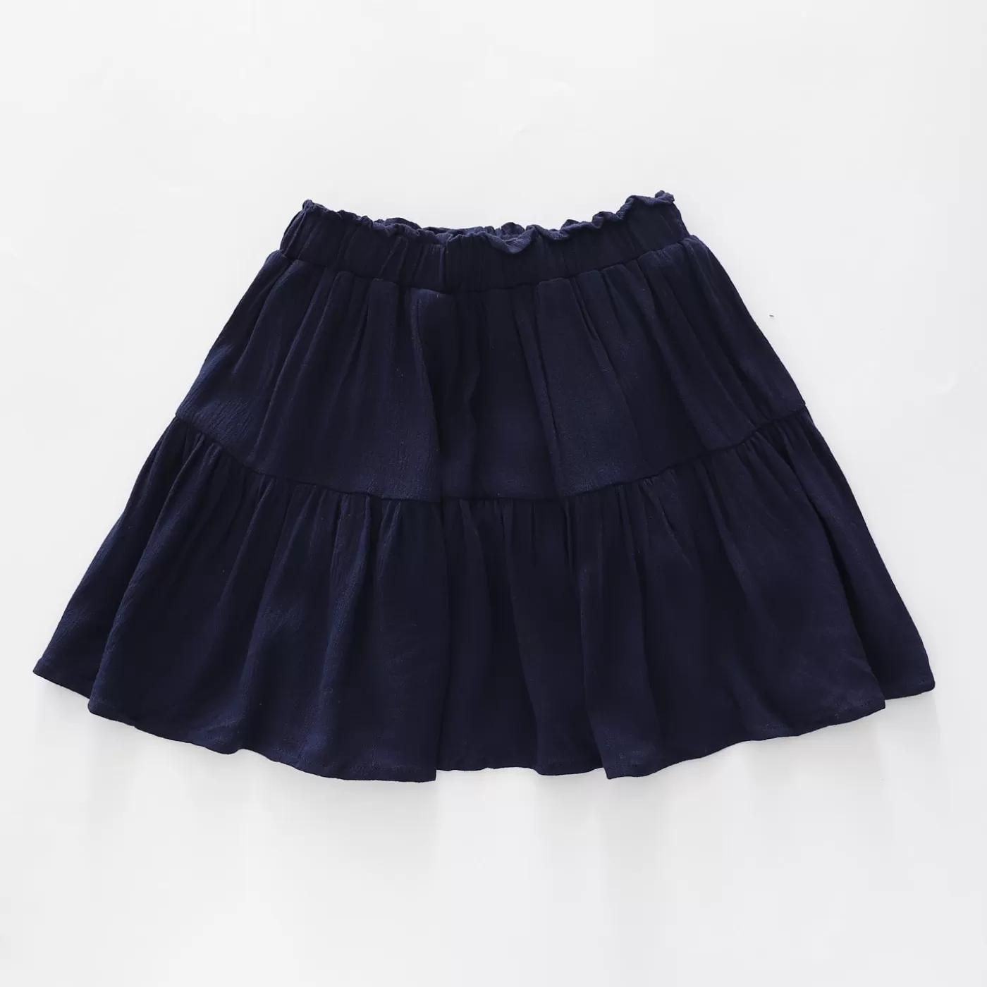 Ollies Place Navy Cheesecloth Skirt< Shorts & Skirts