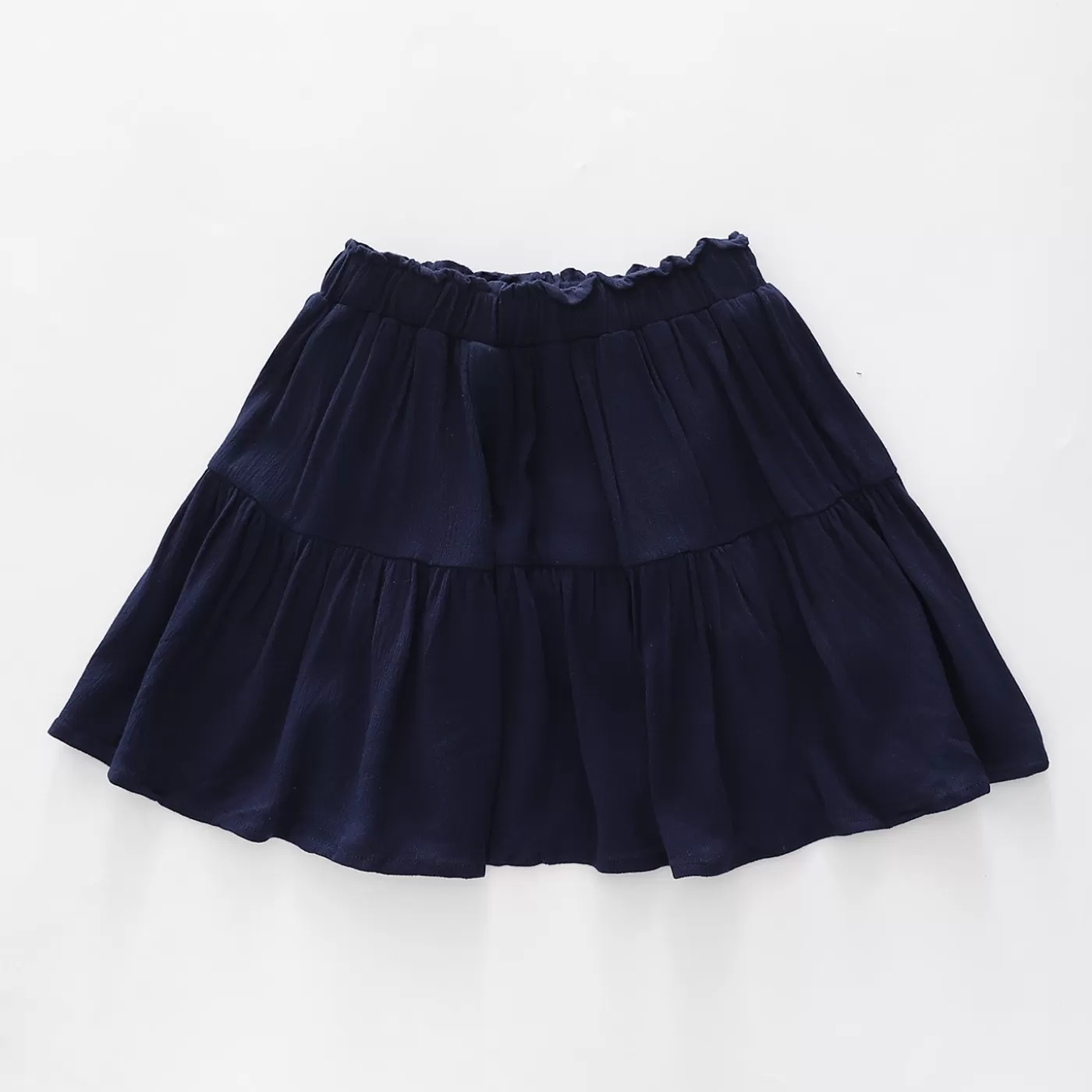 Ollies Place Navy Cheesecloth Skirt< Shorts & Skirts