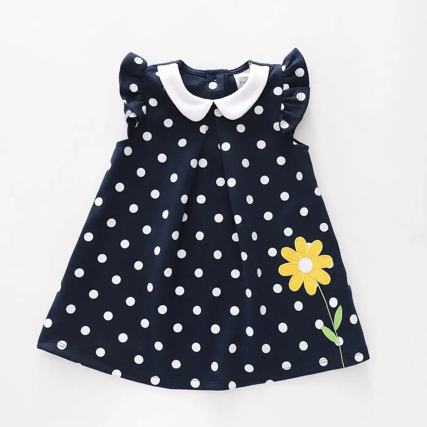 Ollies Place Navy Daisy Dress< Dresses