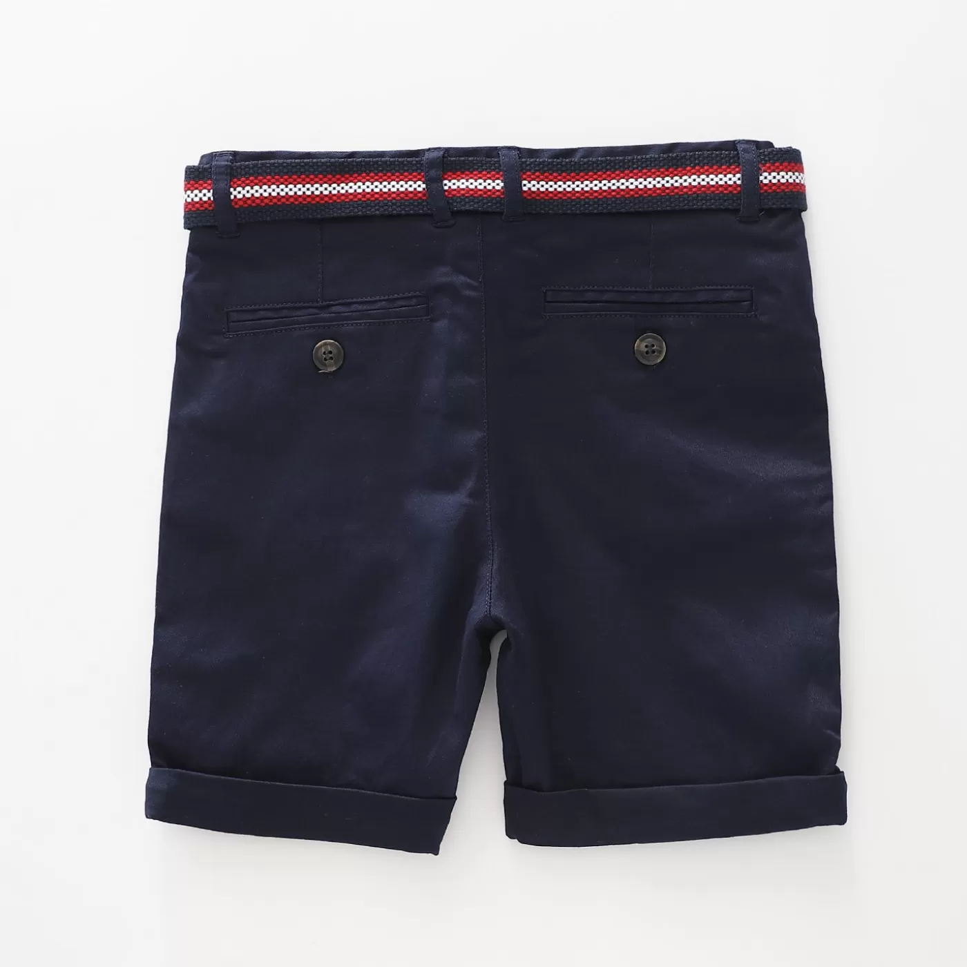 Ollies Place Navy Shorts and Belt<BOY Shorts