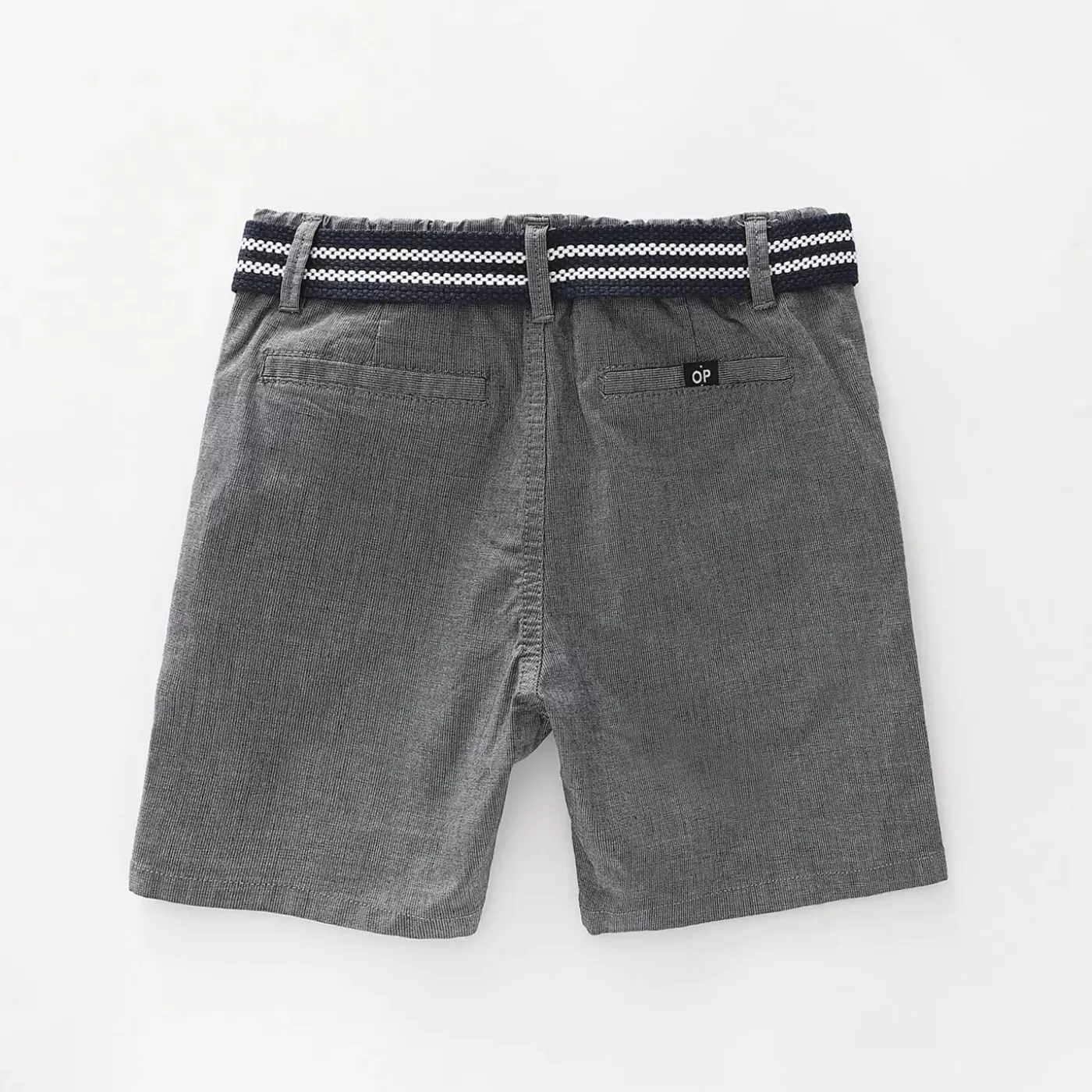 Ollies Place Navy White Melange Shorts<BOY Shorts