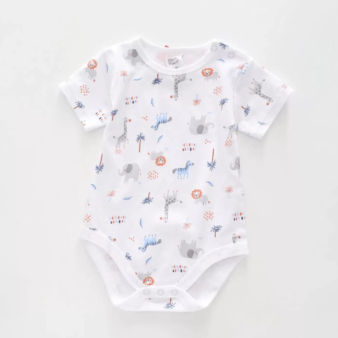 Ollies Place New-born Baby Boys' on Safari Bodysuit<BOY Bodysuits | Prem