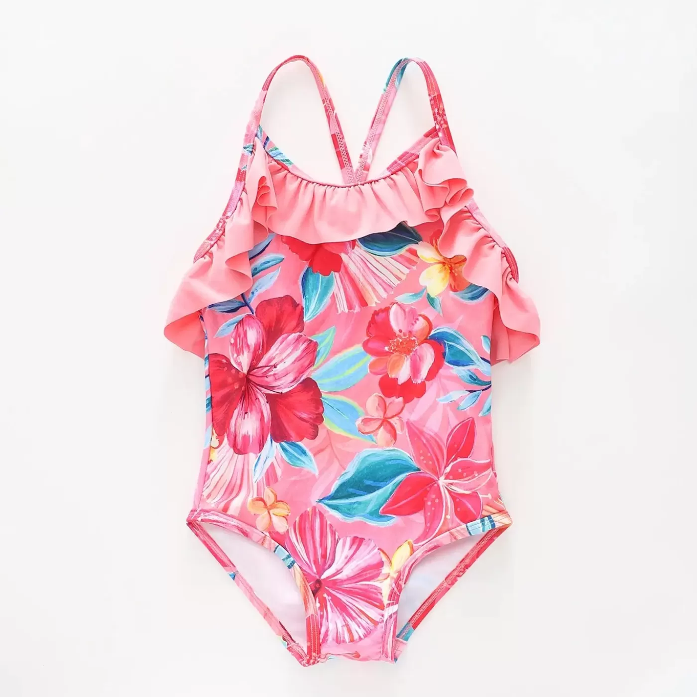 Ollies Place Painted Floral One-piece Swimsuit< Swimwear