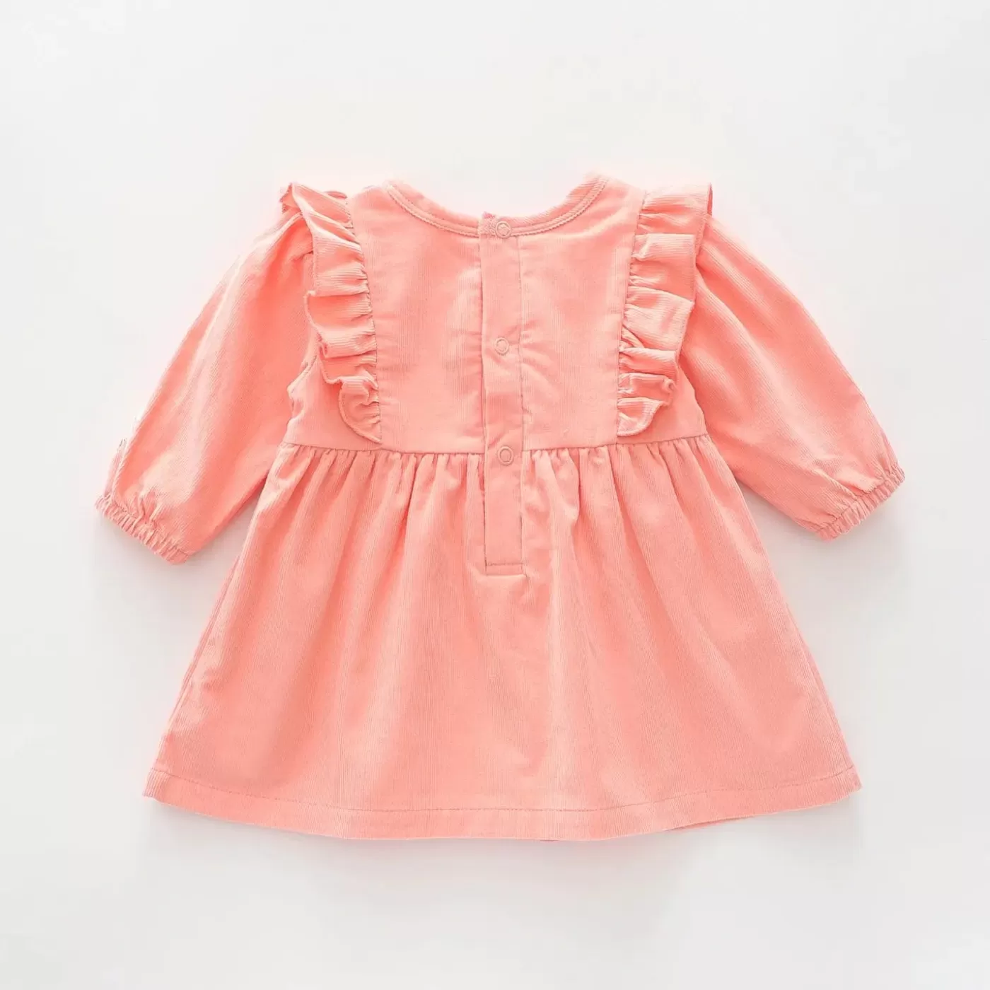 Ollies Place Peach Rose, Baby Girls Long Sleeve Top< Dresses