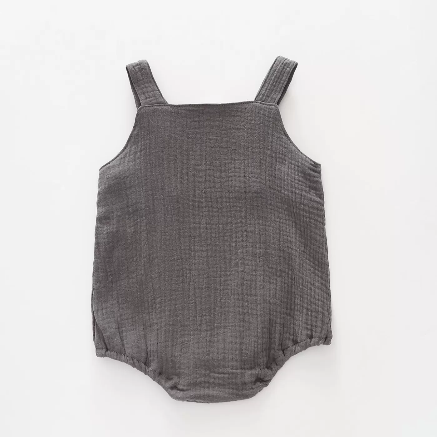 Ollies Place Pewter Cheesecloth Sunsuit<BOY Overalls & Sets