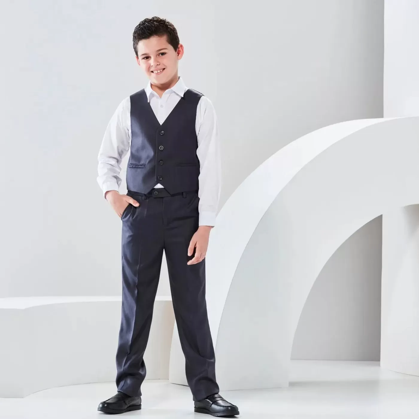 Ollies Place 3 Piece Navy Suit Set<BOY Occasion Wear | Suits