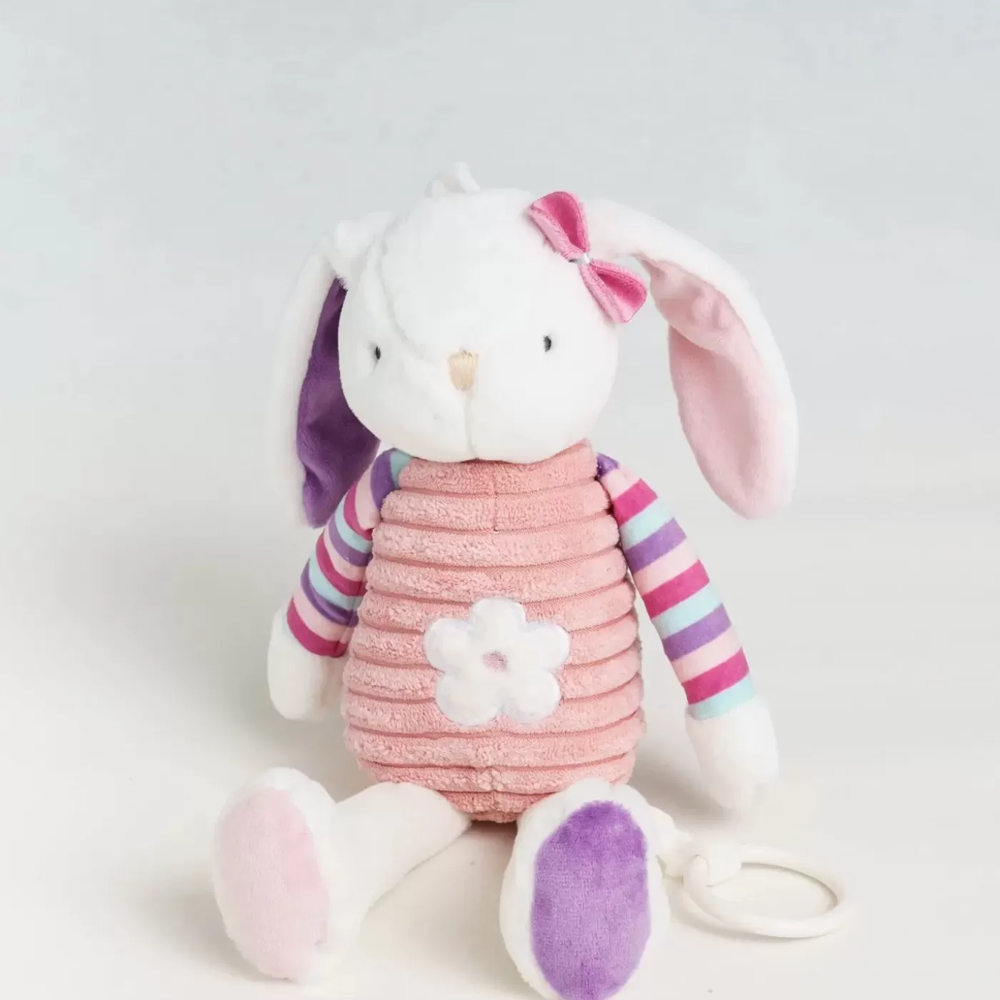 Ollies Place Pink Bunny Musical Toy< All Accessories