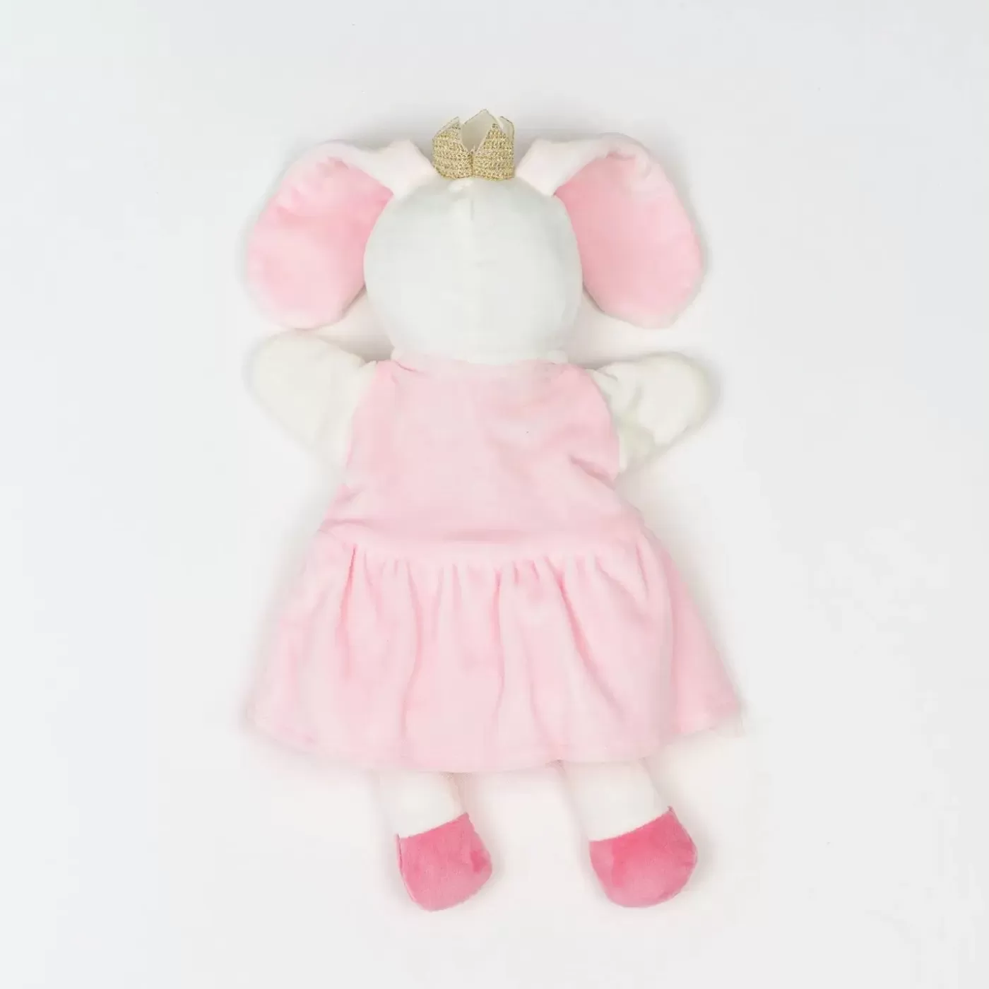 Ollies Place Pink Bunny Puppet Toy< All Accessories