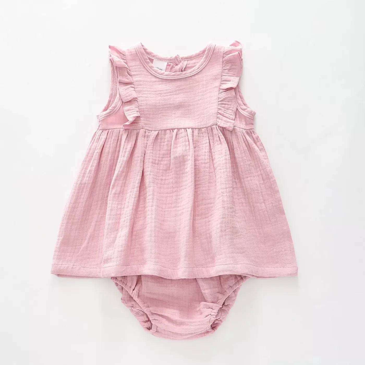 Ollies Place Pink Cheesecloth Dress Set< Jackets & Outerwear