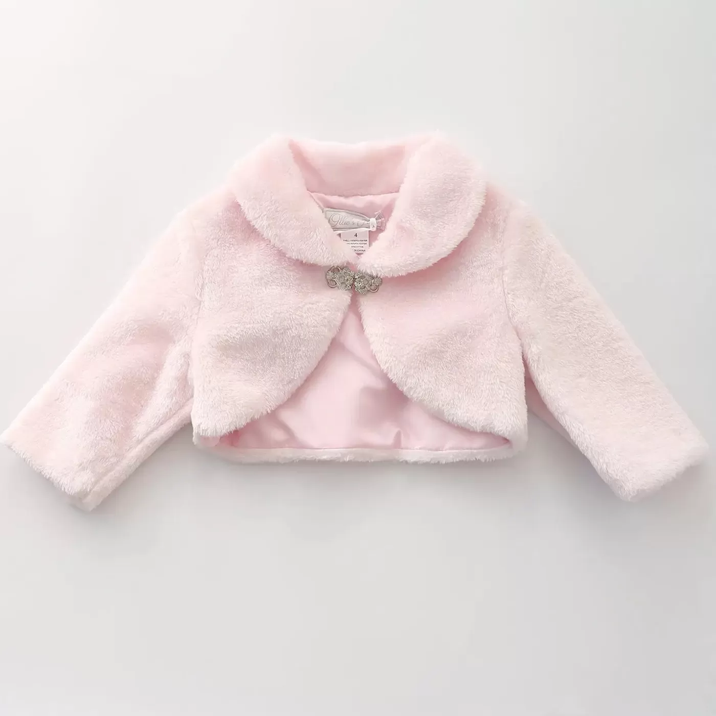 Ollies Place Pink Faux Fur Bolero Stole< Party & Formal | Party & Formal