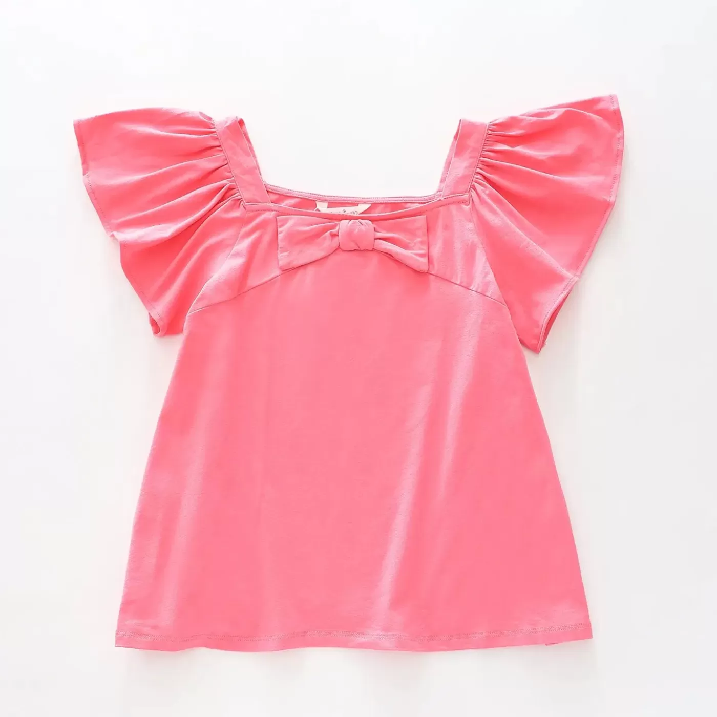 Ollies Place Pink Flutter Sleeve Top< T-Shirts & Tops