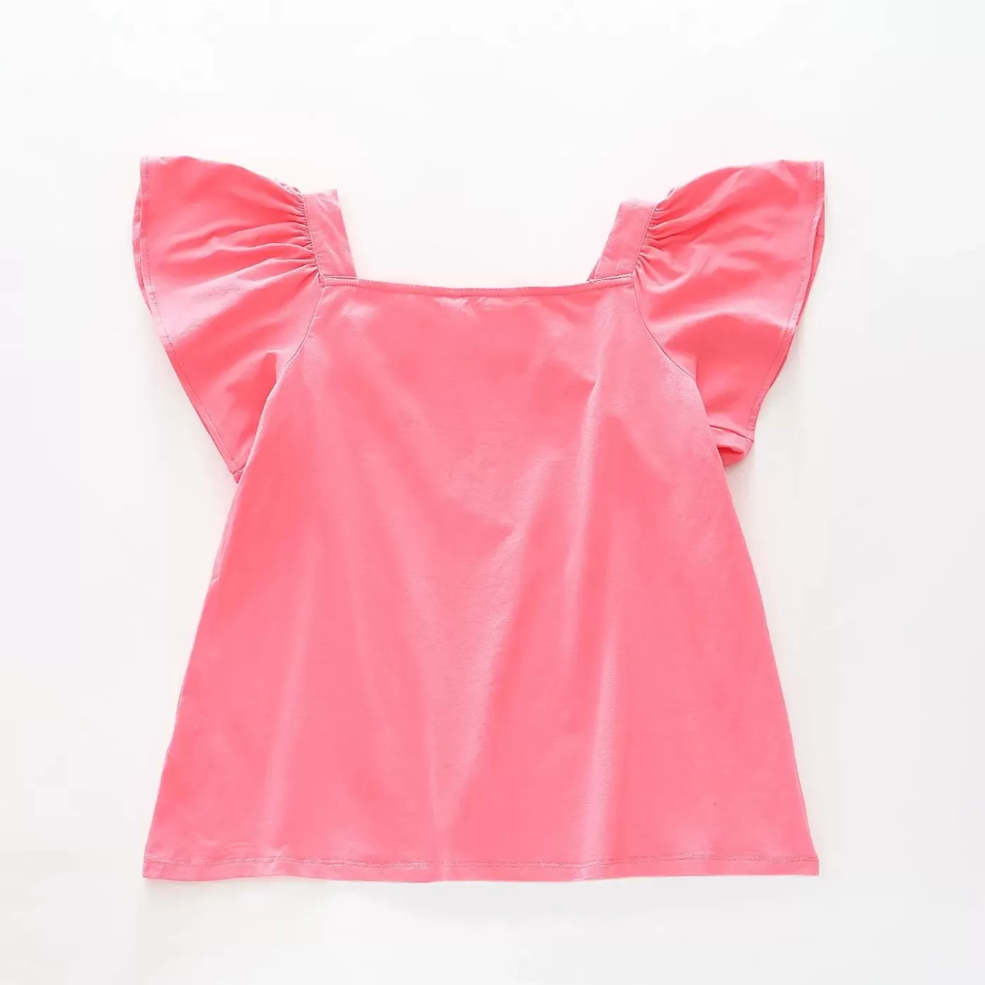 Ollies Place Pink Flutter Sleeve Top< T-Shirts & Tops