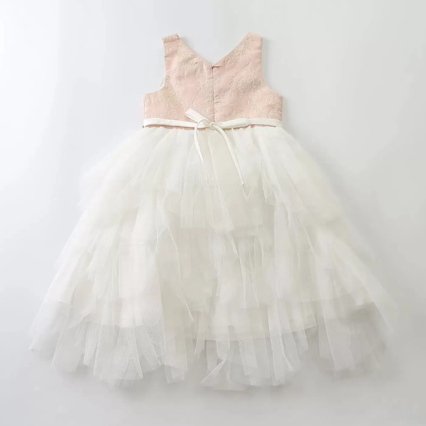 Ollies Place Pink Jacquard Tulle Dress< Party & Formal | Party & Formal