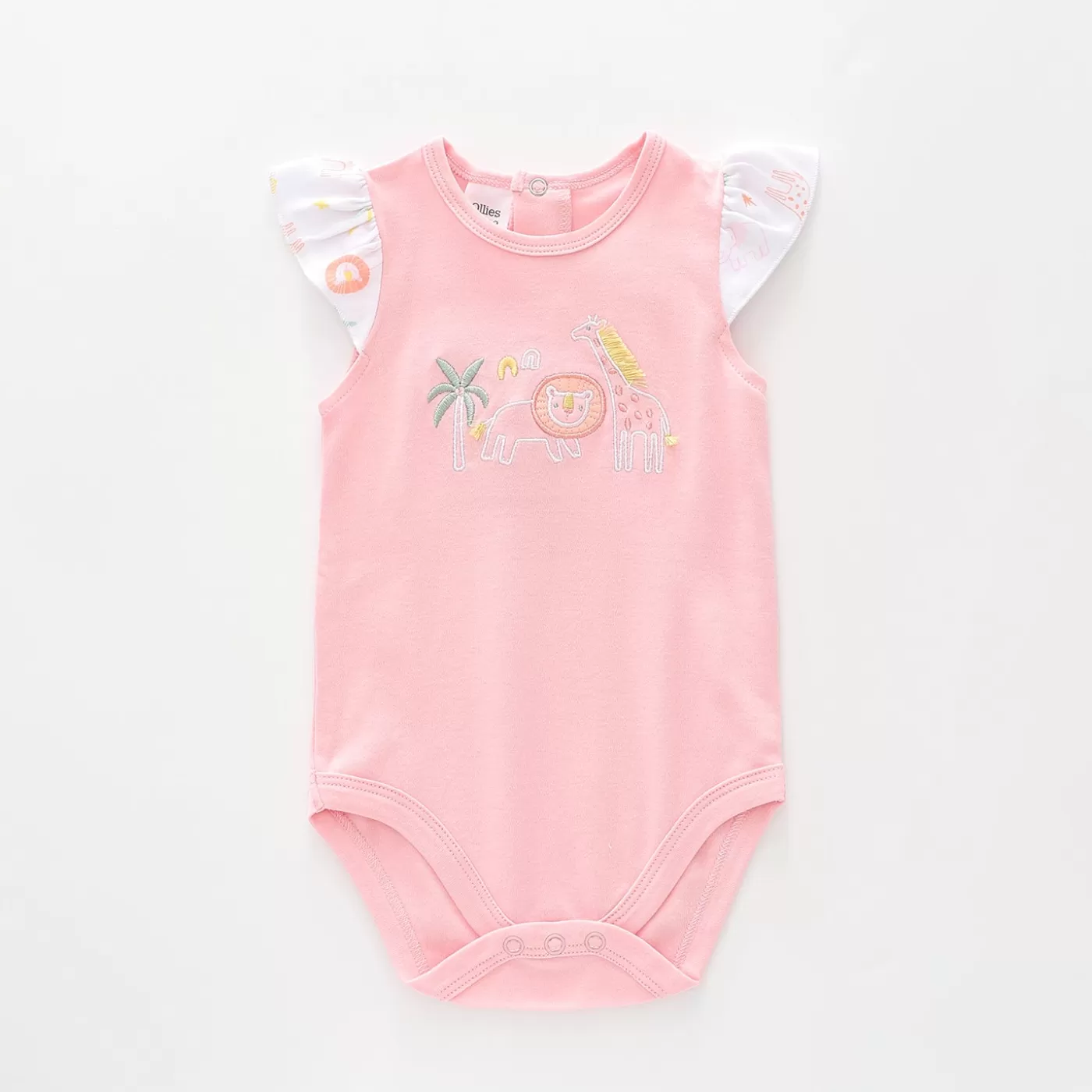 Ollies Place Prem Baby Girls, Little Friends Bodysuit< Bodysuits | Prem