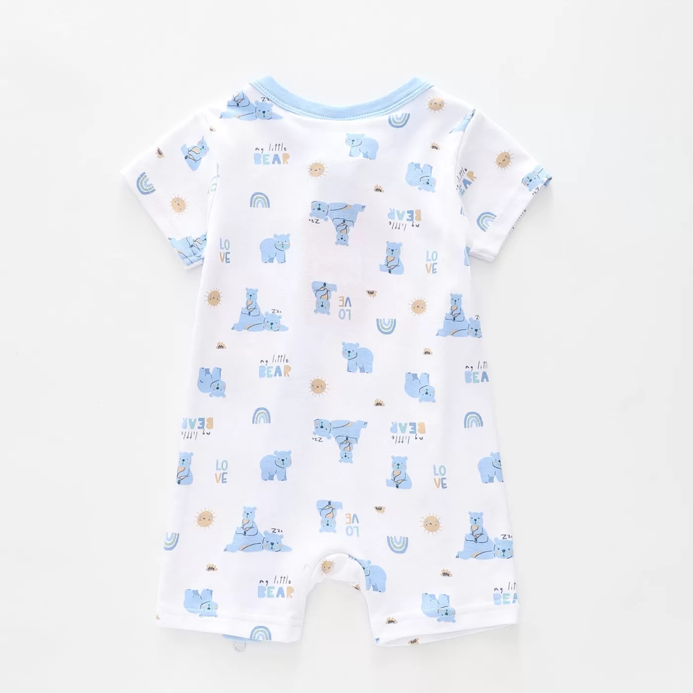 Ollies Place Premmie Baby Bear Romper<BOY Rompers | Prem