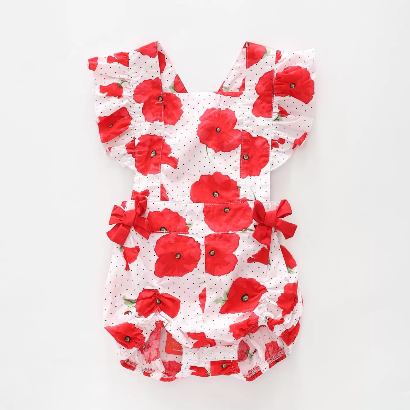 Ollies Place Pretty Poppy Sunsuit< Overalls & Sets