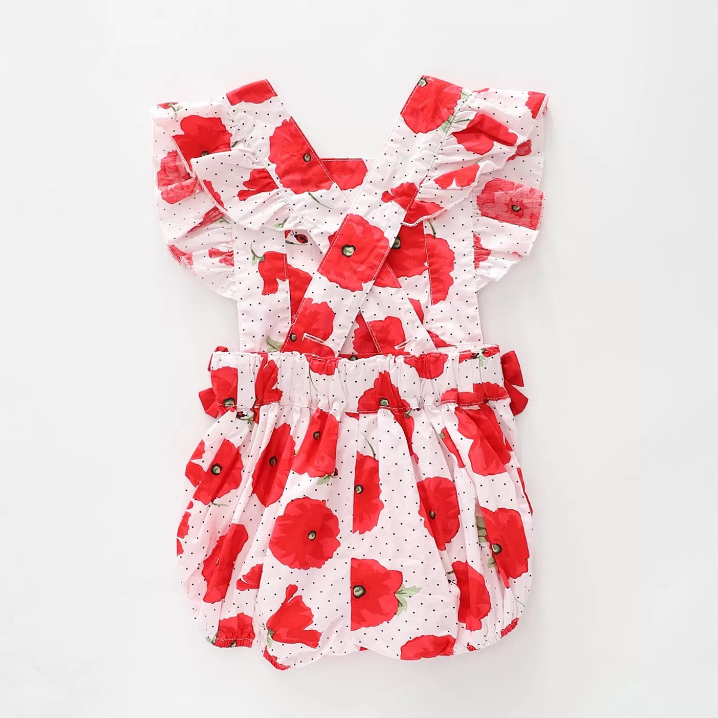 Ollies Place Pretty Poppy Sunsuit< Overalls & Sets